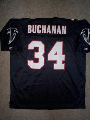 *IRREGULAR* Camiseta deportiva vintage de los Atlanta Falcons RAY BUCHANAN NFL para hombre/hombre (XXL-2XL) Foto 1 de 3