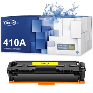 Cartucho de tóner amarillo CF412A compatible con HP MFP M477fnw M452nw 410A - Imagen 1 de 8