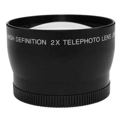 58mm 2.0X Magnification Tele Telephoto Lens for Digital DSLR SLR Camera  2X 58 - Image 1 of 4