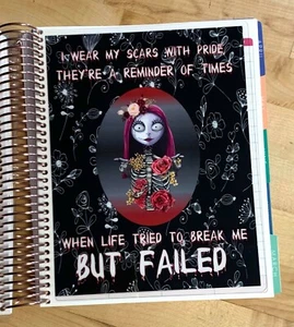 Sally Night B4 Xmas Halloween Dashboard 4 use with Erin Condren Planner - Picture 1 of 3