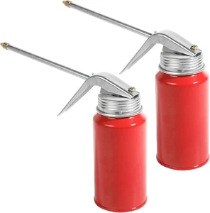 2 Stück Ölkanne, Ölkanne Pumpe Öler, Autozubehör Öler, Motorölspender, Metall - Bild 1 von 12