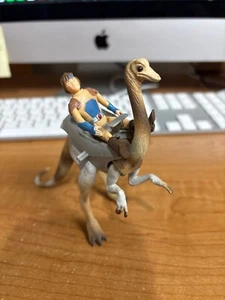 1987 Struthiomimus Dino Reiter Spielzeug mit Reiter Nimbus unvollständig - Bild 1 von 2