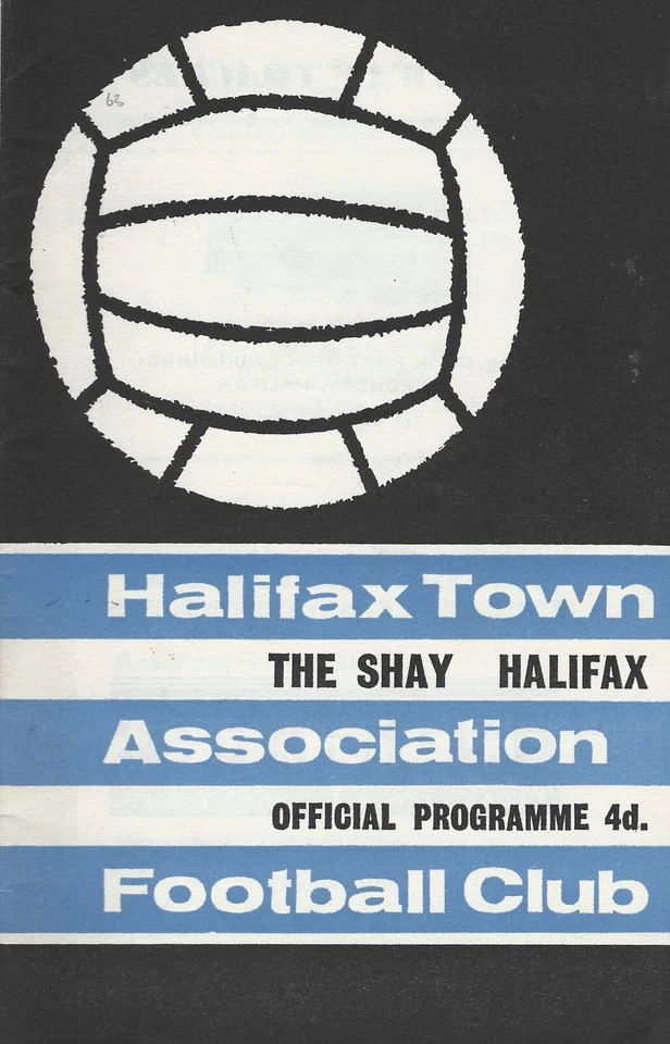 HALIFAX TOWN V NOTTS COUNTY ~ 18 SEPTEMBER 1965 ~ 4TH DIVISION FOOTBALL PRGRAMME - Image 1 of 1