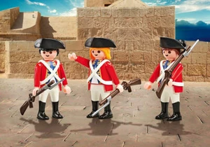 Playmobil® 9886 3 britische Soldaten Playmobil / UK Soldiers / neuf new neu - Bild 1 von 1