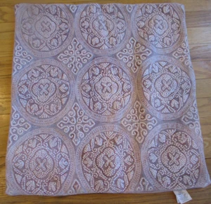 Pottery Barn Medallion? circles velvet mauve pillow cover 22 New wo tag - Picture 1 of 2