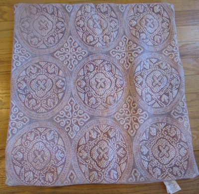 Pottery Barn Medallion? circles velvet mauve  pillow cover 22 New wo tag - Image 1 of 2