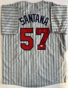 Johan Alexander Santana Araque New York Mets Signed Autographed Jersey PSA COA - Picture 1 of 9