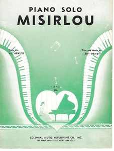 ROUBANIS & ARKUSS Piano SOLO Sheet Music THEME for PULP FICTION MISIRLOU 1949 - Picture 1 of 6