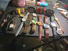 Job Lot Bag Full Vintage And Modern Wristwatches Untested Lot 1a
