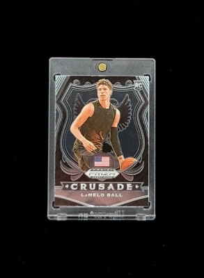 LaMelo Ball RC 👀- 2020-21 NBA Prizm Draft Picks Crusade Insert Rookie Card #83 - image 1 of 2