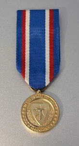 Miniature State Guard Association of Texas Member - Gold with Moiré or Plain Ribbon