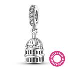 Sparkling St Paul Cathedral Dangle Charm Bead For Bracelet S925 Sterling Silver