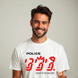The Police Ghost In The Machine T-Shirt, Funny Scary Gift Men's Womens Tee Top - Picture 1 of 4