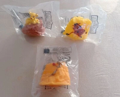 McDonalds Happy Meal Toys 1998 Disney Lion King II Simba's Pride Set of 3 BNIP - image 1 of 2