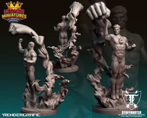 Hal - DC - Legion Miniatures FAN ART (Marvel Crisis geeignet) - Bild 1 von 4