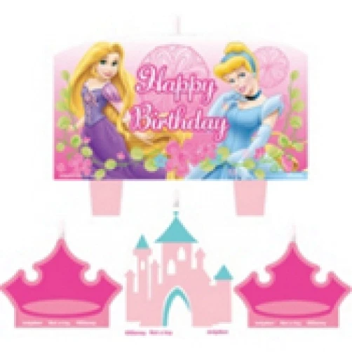 Juego de velas de cumpleaños para fiesta de cumpleaños princesa Disney 4ct Foto 1 de 1