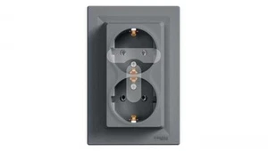 ASFORA Gniazdo Podwójne SCHUKO Stall EPH9900162 - Bild 1 von 1