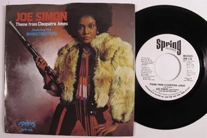 Funk 45 JOE SIMON Theme From Cleopatra Jones SPRING NM promo pic sleeve HEAR d - Imagen 1 de 2