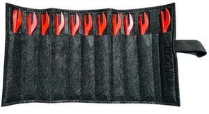 WENDOM SHELL SHACK Seafood Tools 11 pc Service for 8 Crab Opener Roll Case - Picture 1 of 5