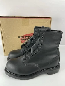 Red Wing 4473 Firefighter Boots Size 9 EEE Logger Boots Steel Toe Seconds - Picture 1 of 16