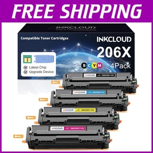 Compatible Replacement 206X Toner Cartridges - 4 Pack - Picture 1 of 10