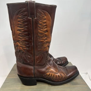 Vintage Wrangler 1970’s Phoenix Rising Western Cowboystiefel Herren 9,5 D 5630 - Bild 1 von 24