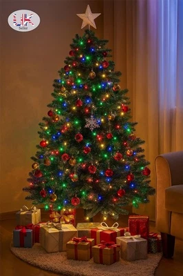 LED Fairy Light Christmas Tree Decoration 400/800 Garden Lights 8 Functions - Image 1 of 4