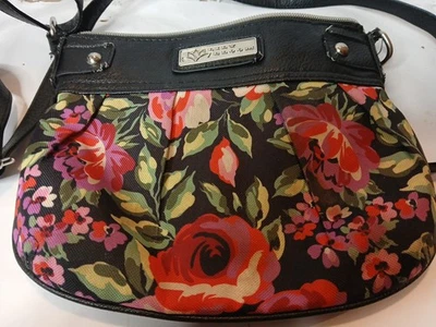 Bolso de Mano Lily Bloom Negro Floral 9X7 Usado Foto 1 de 4