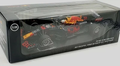 PMA MINICHAMPS 212333 RED BULL VERSTAPPEN ABU DHABI GP 2021 1/18 F1 SCALE MODEL - Immagine 1 di 2
