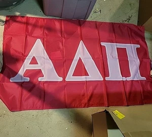 Delta Delta Pi Schwesternschaft rosa Flagge neu 3'x5' mit Ösen Quad-Stitch neu - Bild 1 von 6