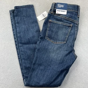 Old Navy Ragazze High Rise Rockstar Jeggings 14 Regolabile 360 Elasticizzato Distressed - Foto 1 di 18