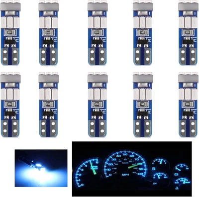 T5 LED Lampadine,2721 27 37 286 PC73 PC74 Lampadina,12V 300LM 0.6W 9SMD 3014 Chi - Immagine 1 di 4