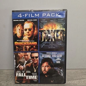 4 Film Pack: Quicksand, Ticker, Fall Time, & Beyond The Law DVD New - Picture 1 of 5