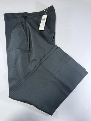 Новый с Ярлыками Eileen Fisher эластичной зеленый органический хлопок укороченные брюки размер 12 - Изображение 1 из 4