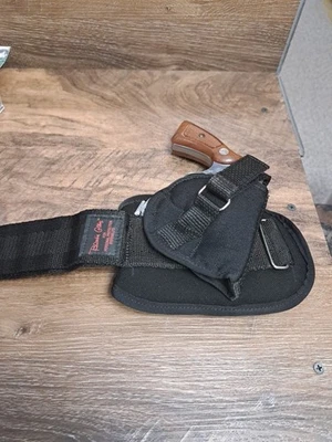 Vtg Nos Blackie Collins Right Hand Nylon Ankle Holster For S&W J Frame 2" - Image 1 of 4