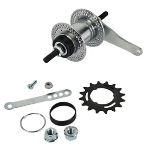 OG Bicycle STEEL 144 SPOKE HUB FOR REAR COASTER WHEEL/RIM 144Hx80G CHROME 14G - Picture 1 of 1