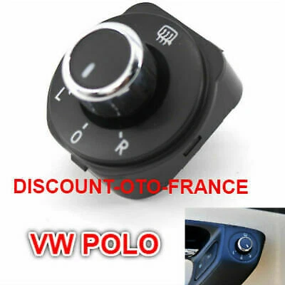 Bouton Interrupteur Reglage du Retroviseur pour VW Volkswagen POLO 6R - Photo 1/4