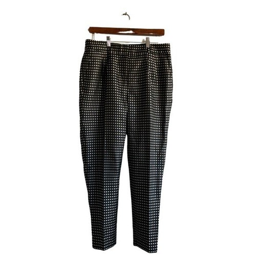 Pantaloni a pois Kate Spade colore nero e oro taglia 8