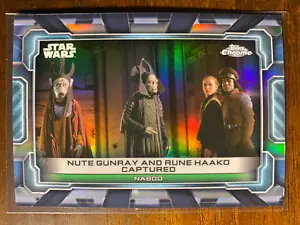 2024 Topps Chrome Star Wars Hyperspace Gunray & Haako catturato #GE-24 epoche - Foto 1 di 2