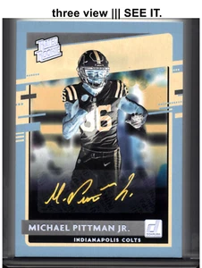 MICHAEL PITTMAN JR. 2020 Panini Donruss RC Rated Rookie #322 Bronze - Picture 1 of 6