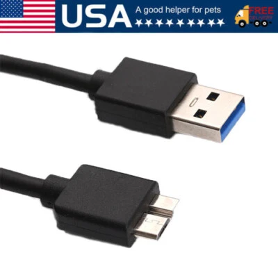 Micro USB 3.0 Cable High Speed Data SYNC For HDD External Hard Drive - Image 1 of 4