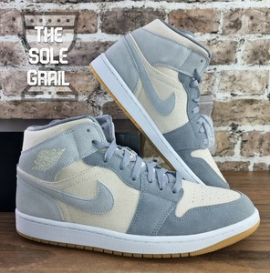 Las mejores ofertas en Jordan 1 Mid Gris Blanco | eBay