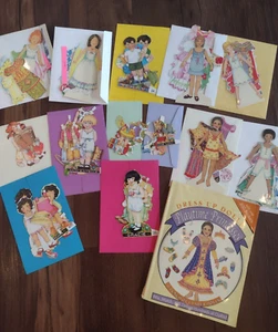 Paper Doll Lot Mary Engelbreit and Others Anne Estelle Gracie Georgia Tommy - Picture 1 of 5