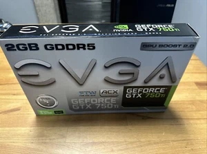 SCHEDA GRAFICA EVGA GEFORCE GTX 750 TI 2GB GDDR5 02G-P4-3753-KR SCATOLA APERTA! SIGILLATO! - Foto 1 di 3