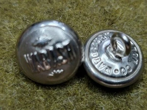 Wabash Railroad Uniform Button Original silver large 2 buttons - Picture 1 of 2
