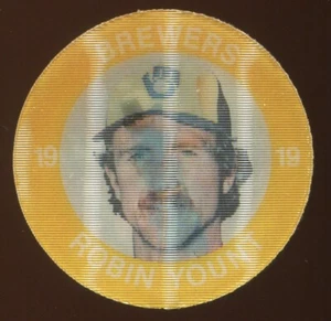 1984 7-Eleven Super Star Sports Coin #II H Robin Yount Milwaukee Brewers - Picture 1 of 2