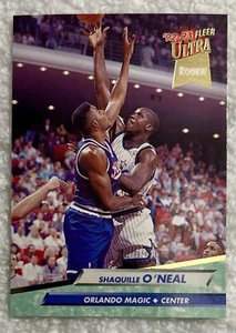 FLEER ULTRA SHAQUILLE ONEAL ROOKIE 328 - Foto 1 di 2