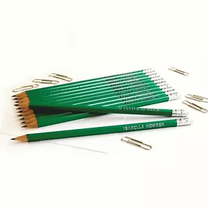 12 Bottiglie Matite Personalizzate con Nome Alta Qualità Stampate/Goffrate Matite - Foto 1 di 2