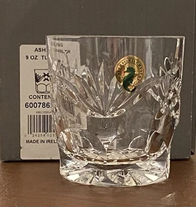 Waterford Crystal Ashling 9 Oz Tumbler Old Fashioned Glass 3.25” New In Box - Picture 1 of 9