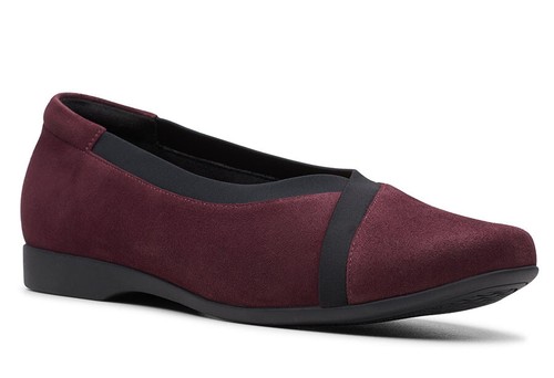 Nuovo con scatola Scarpe da donna Clarks Un Darcey ballerine ballerine in pelle